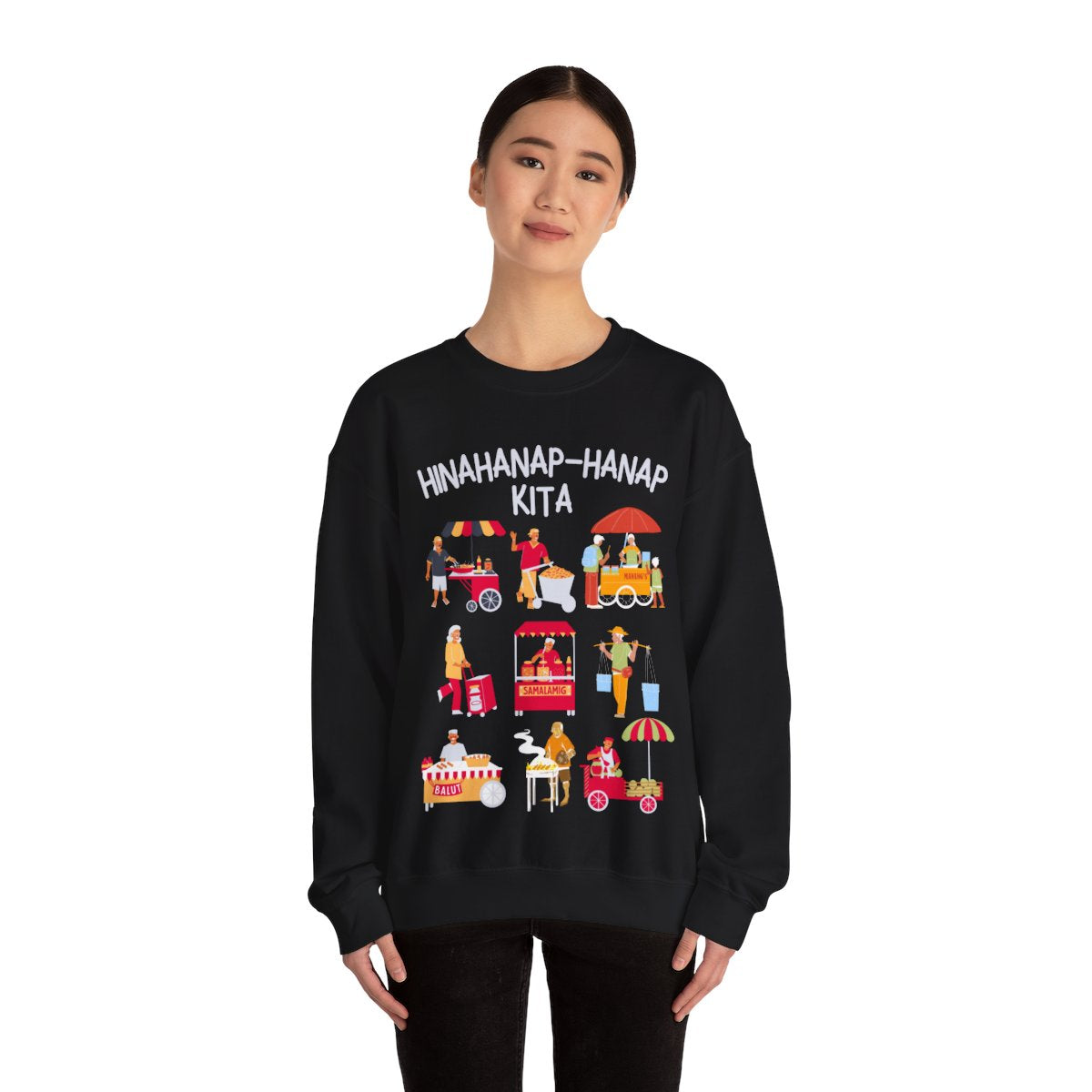 PINOY STREET FOODS 1 - Filipino Food (Sweatshirt)