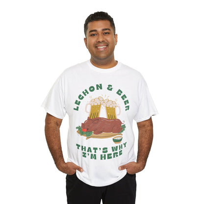 LECHON & BEER - Filipino Food (Basic Tee)