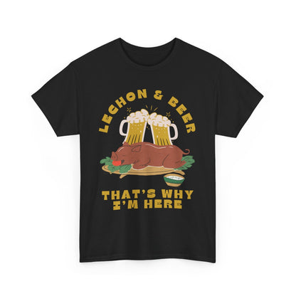 LECHON & BEER - Filipino Food (Basic Tee)
