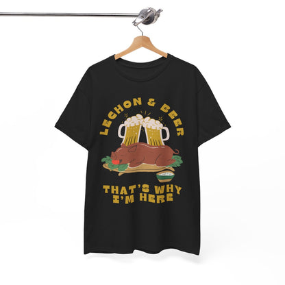 LECHON & BEER - Filipino Food (Basic Tee)