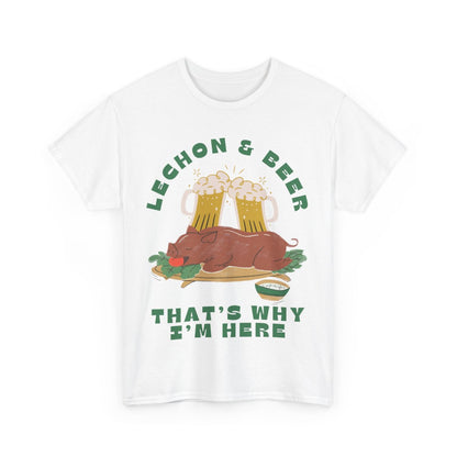 LECHON & BEER - Filipino Food (Basic Tee)