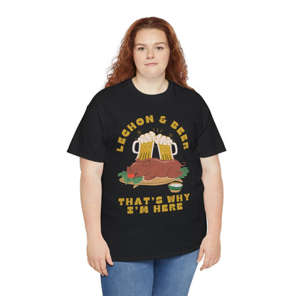 LECHON & BEER - Filipino Food (Basic Tee)