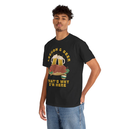 LECHON & BEER - Filipino Food (Basic Tee)