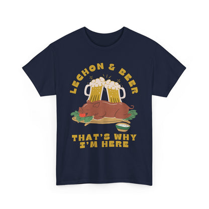 LECHON & BEER - Filipino Food (Basic Tee)