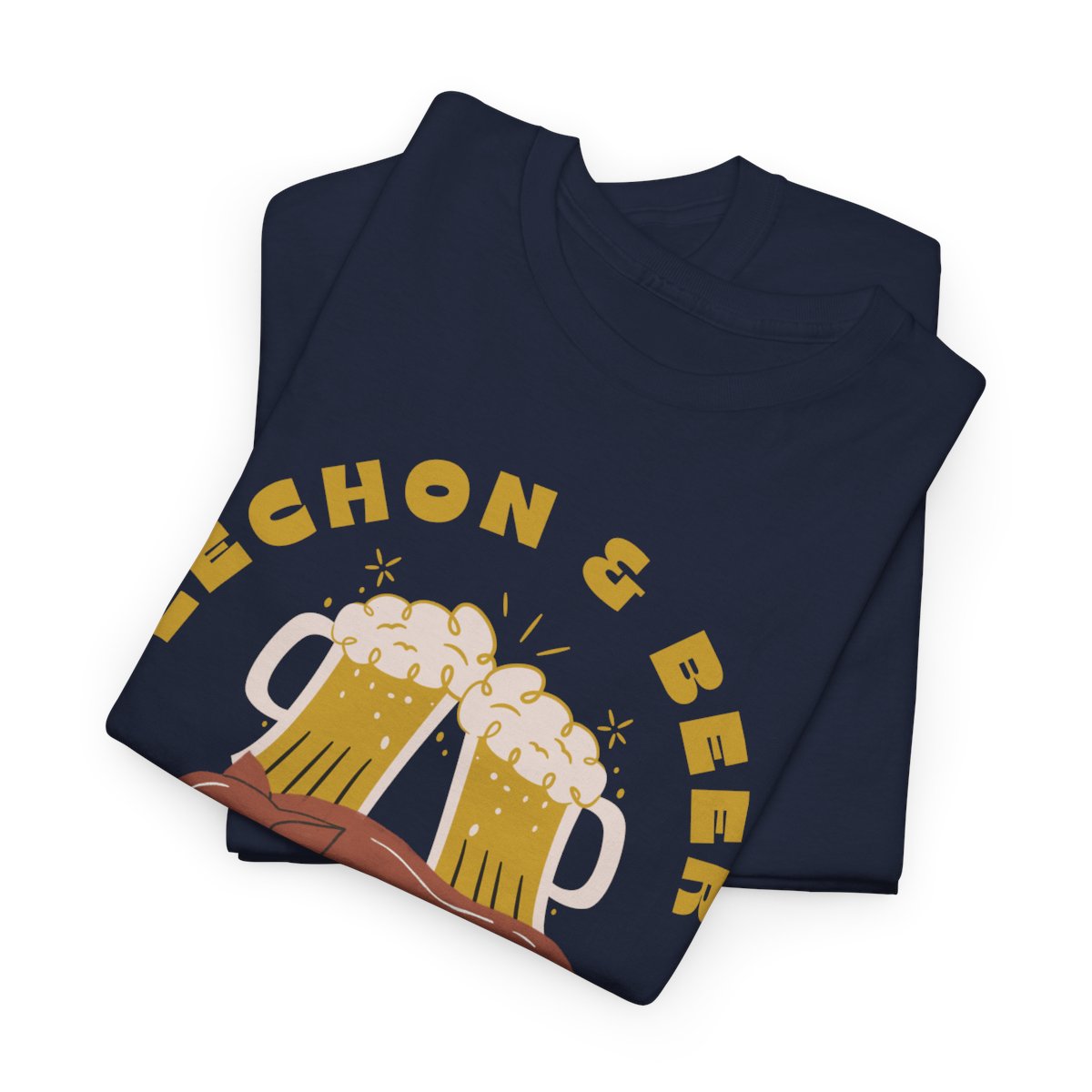 LECHON & BEER - Filipino Food (Basic Tee)