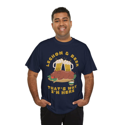 LECHON & BEER - Filipino Food (Basic Tee)
