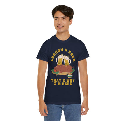 LECHON & BEER - Filipino Food (Basic Tee)