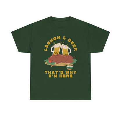 LECHON & BEER - Filipino Food (Basic Tee)