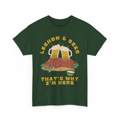 LECHON & BEER - Filipino Food (Basic Tee)