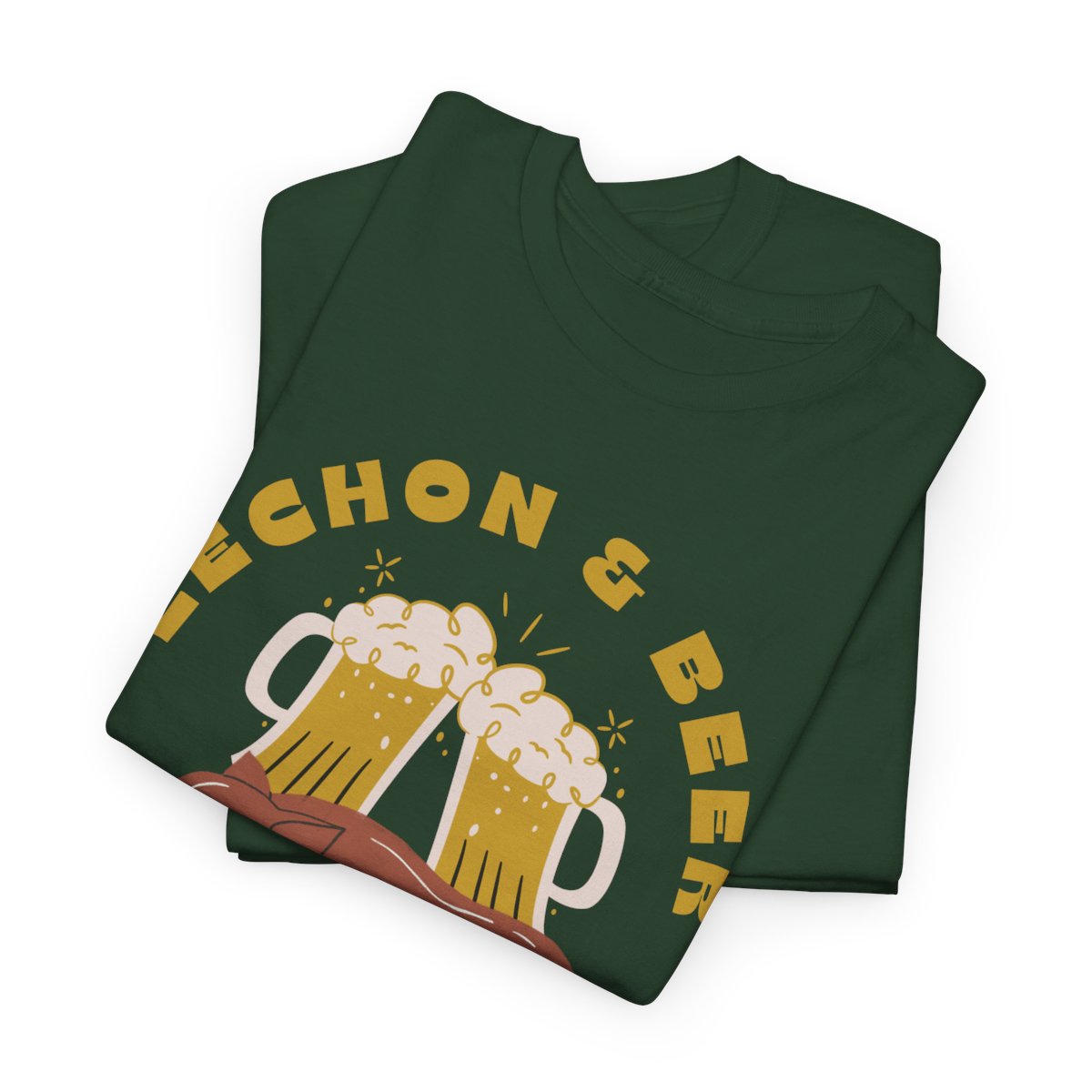 LECHON & BEER - Filipino Food (Basic Tee)