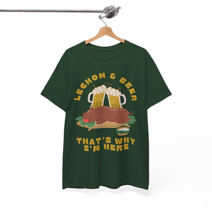LECHON & BEER - Filipino Food (Basic Tee)