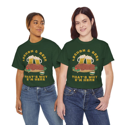 LECHON & BEER - Filipino Food (Basic Tee)