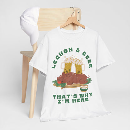 LECHON & BEER - Filipino Food (Basic Tee)