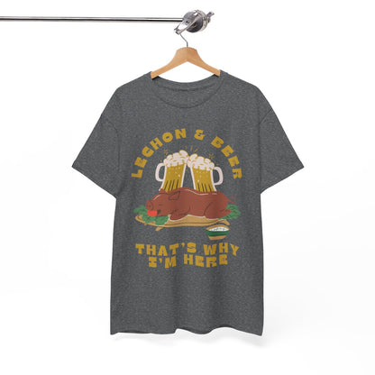 LECHON & BEER - Filipino Food (Basic Tee)