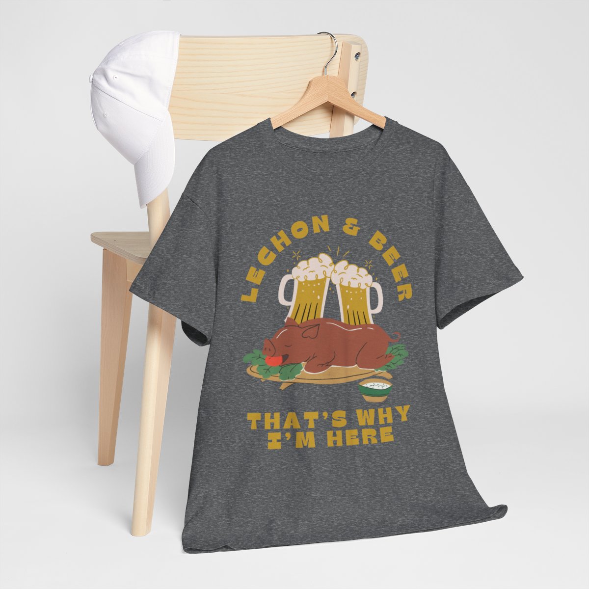 LECHON & BEER - Filipino Food (Basic Tee)