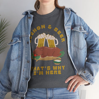 LECHON & BEER - Filipino Food (Basic Tee)