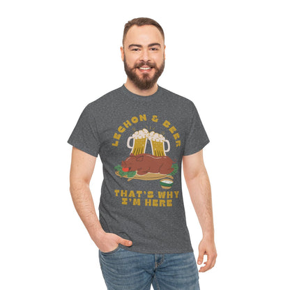 LECHON & BEER - Filipino Food (Basic Tee)
