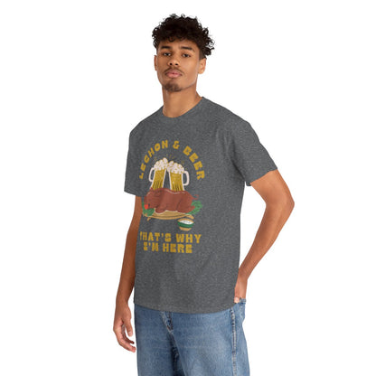 LECHON & BEER - Filipino Food (Basic Tee)