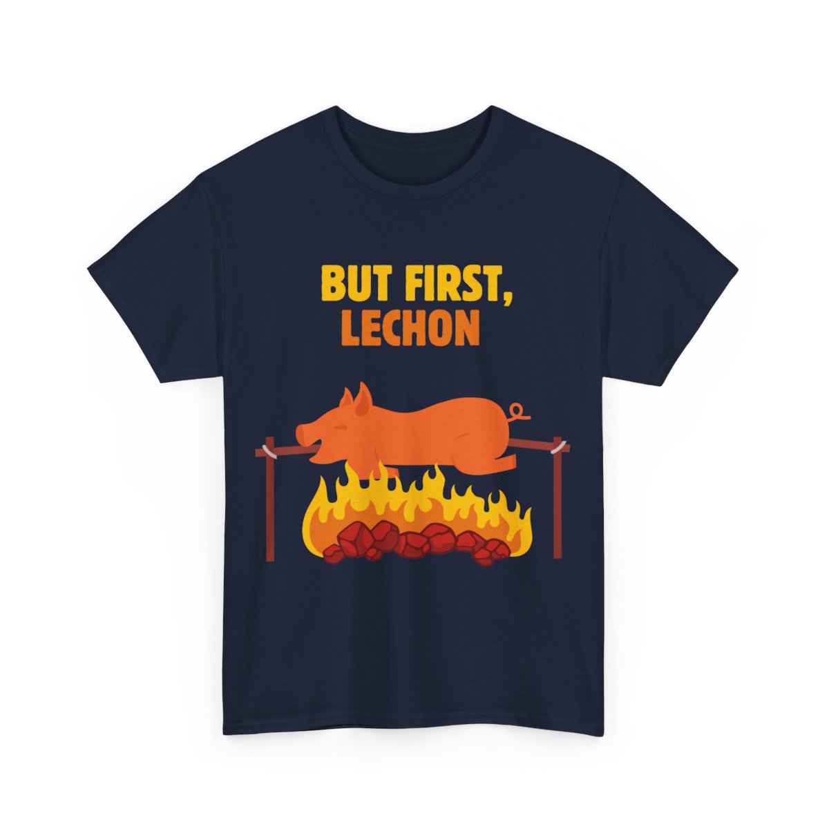 SPICY LECHON - Filipino Food (Basic Tee)