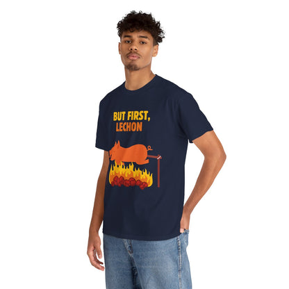 SPICY LECHON - Filipino Food (Basic Tee)