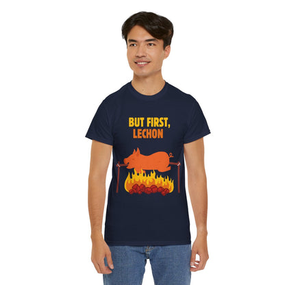 SPICY LECHON - Filipino Food (Basic Tee)
