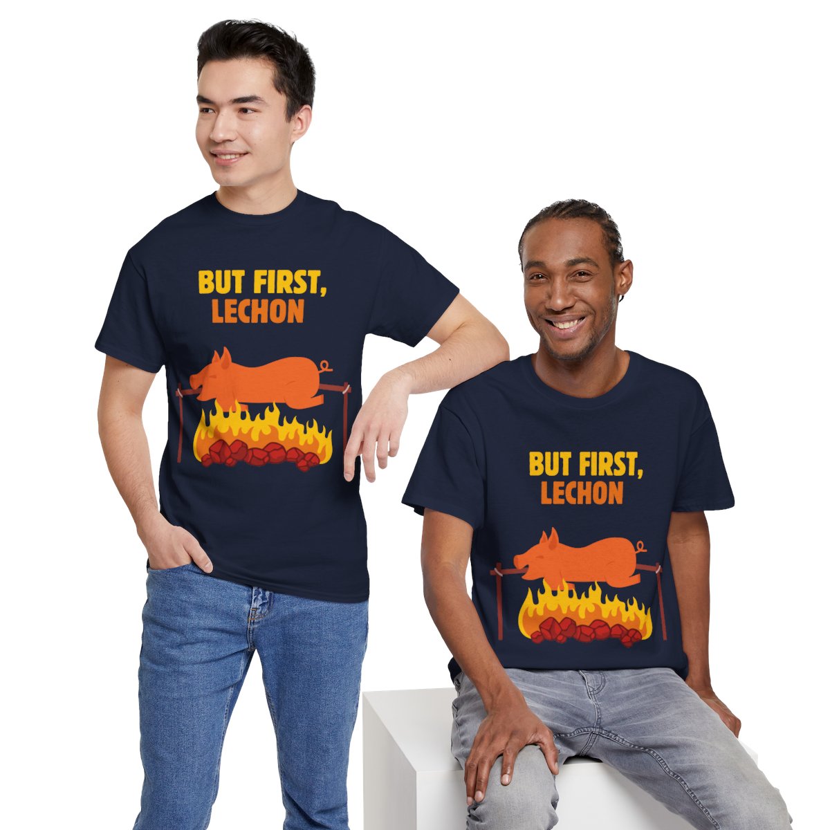 SPICY LECHON - Filipino Food (Basic Tee)