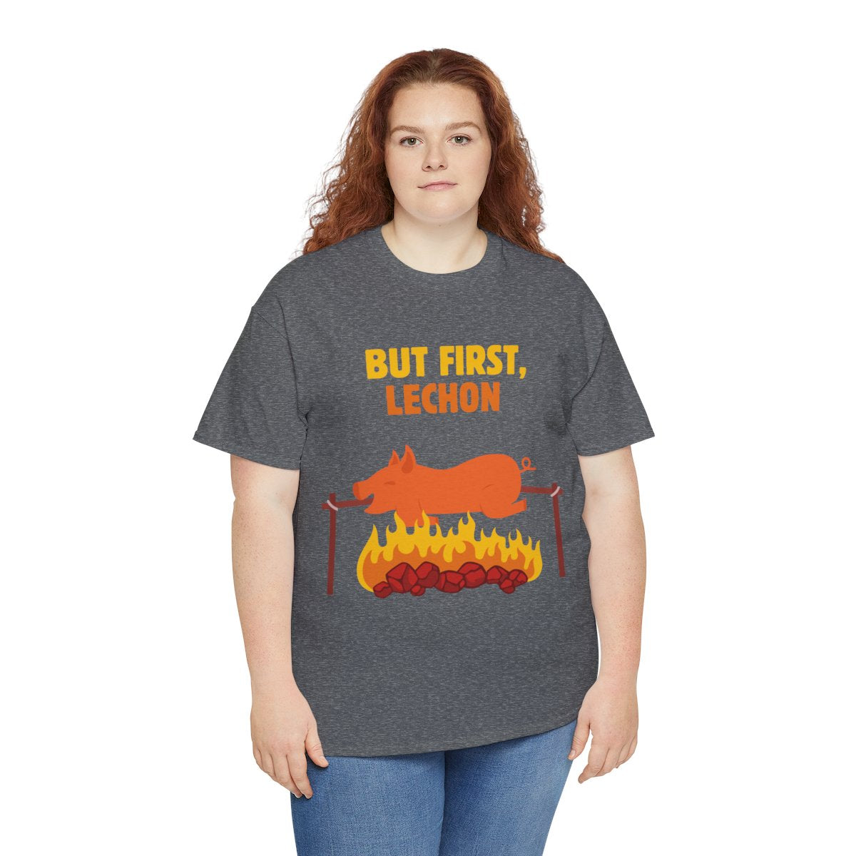 SPICY LECHON - Filipino Food (Basic Tee)