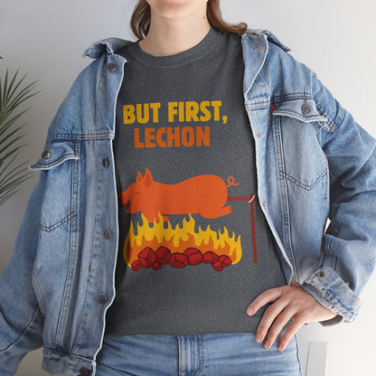 SPICY LECHON - Filipino Food (Basic Tee)