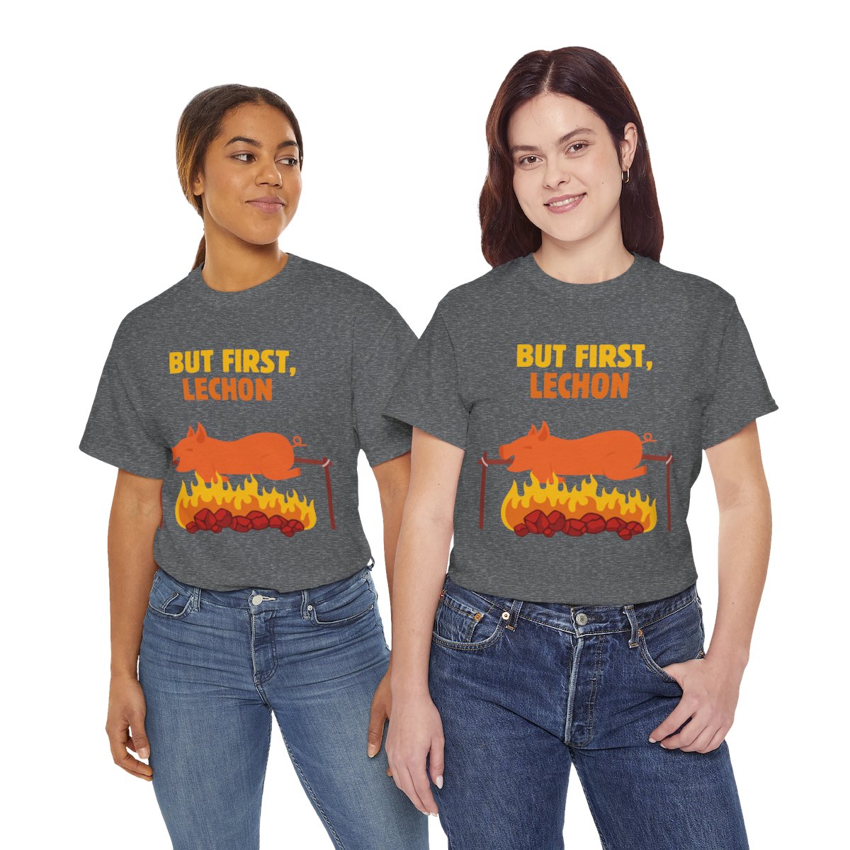 SPICY LECHON - Filipino Food (Basic Tee)