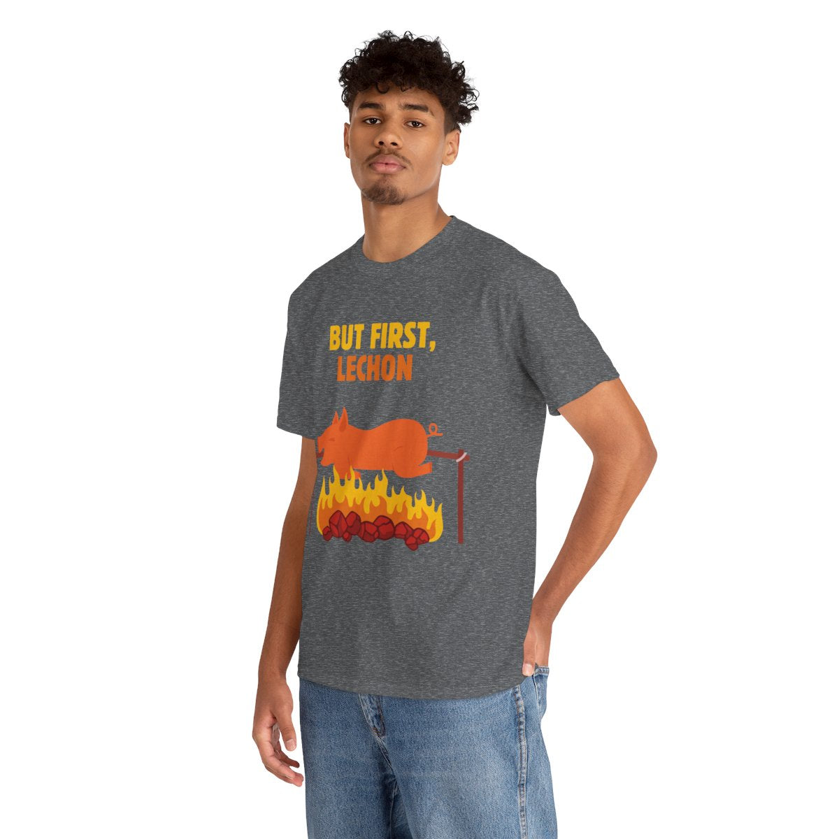 SPICY LECHON - Filipino Food (Basic Tee)
