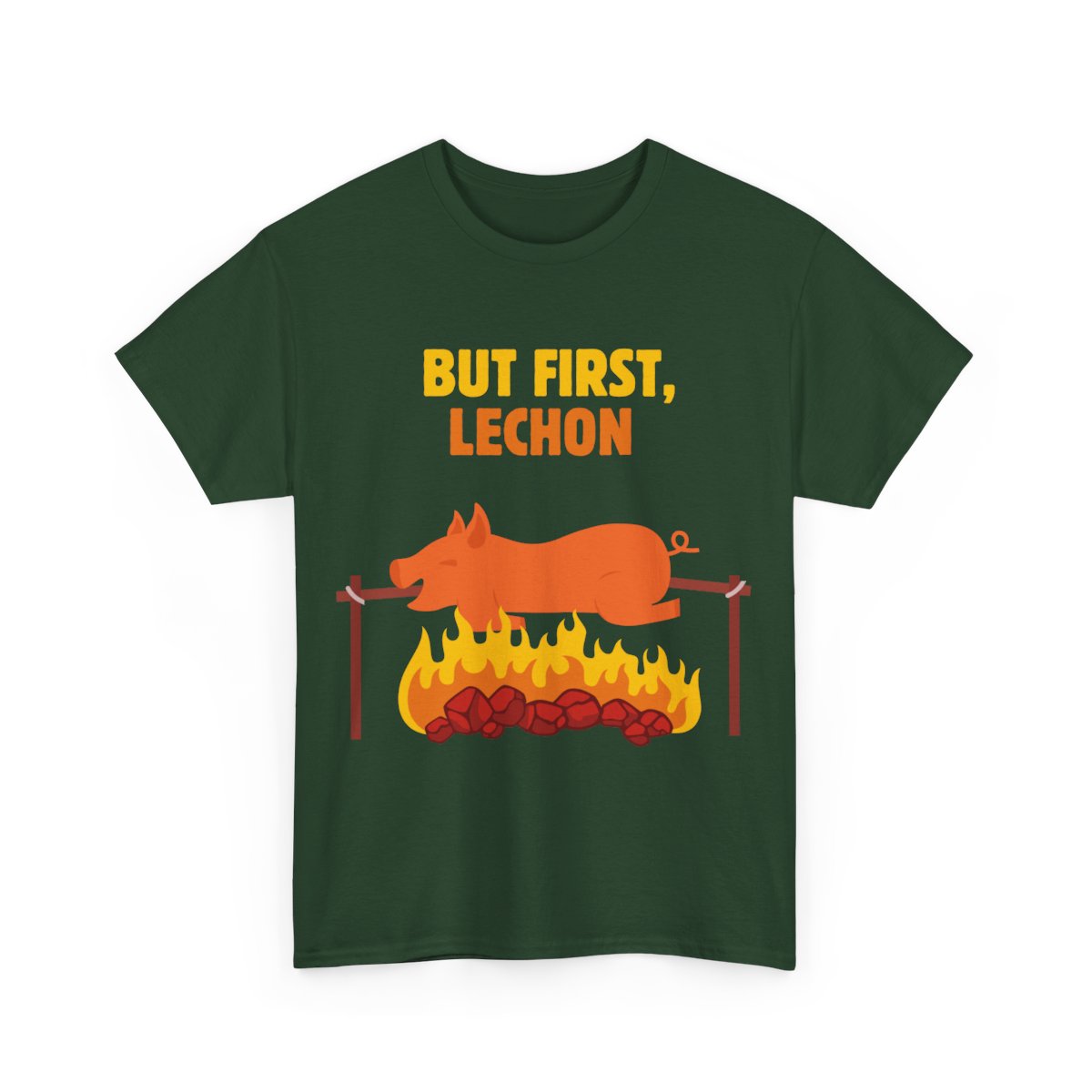 SPICY LECHON - Filipino Food (Basic Tee)