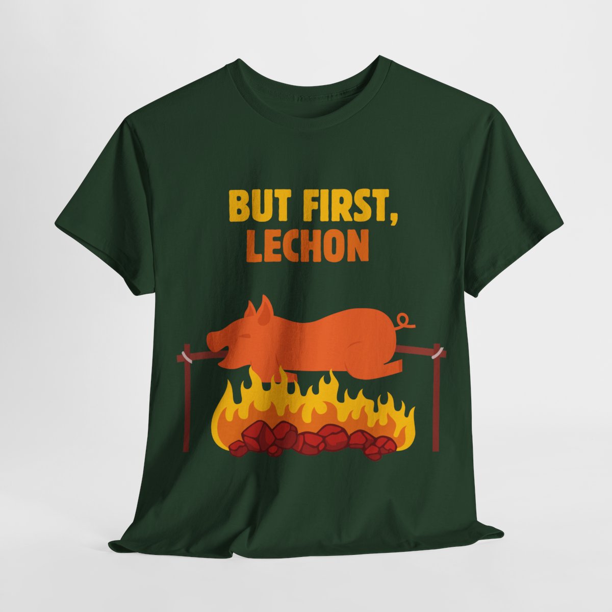 SPICY LECHON - Filipino Food (Basic Tee)