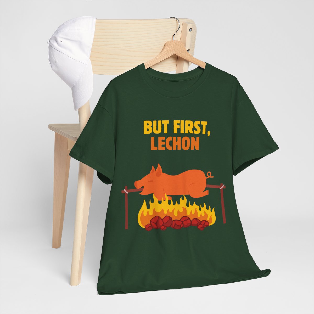 SPICY LECHON - Filipino Food (Basic Tee)