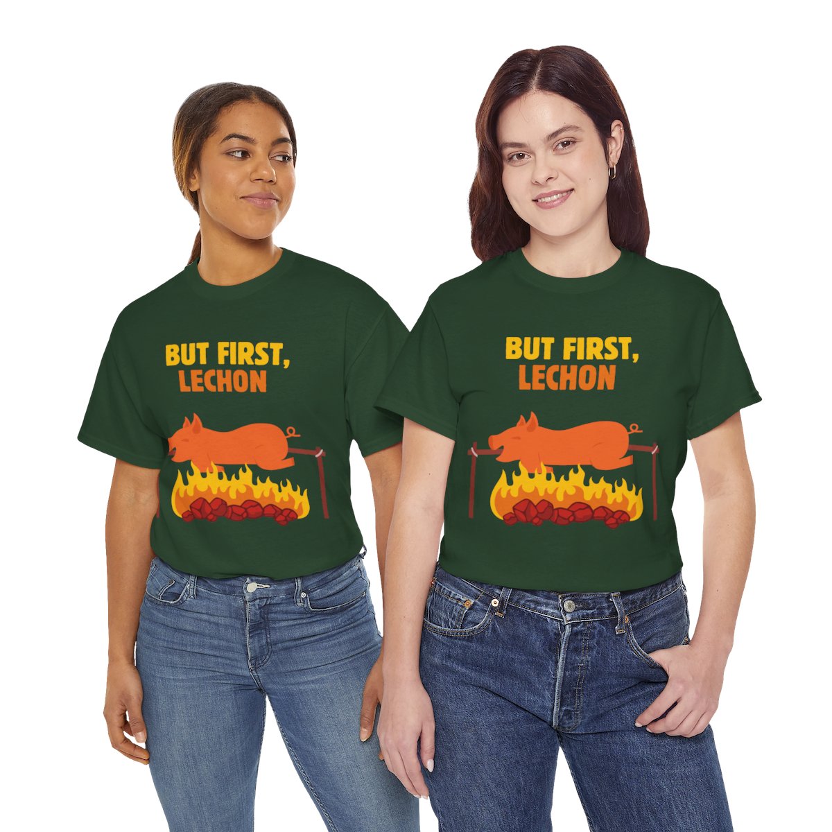 SPICY LECHON - Filipino Food (Basic Tee)