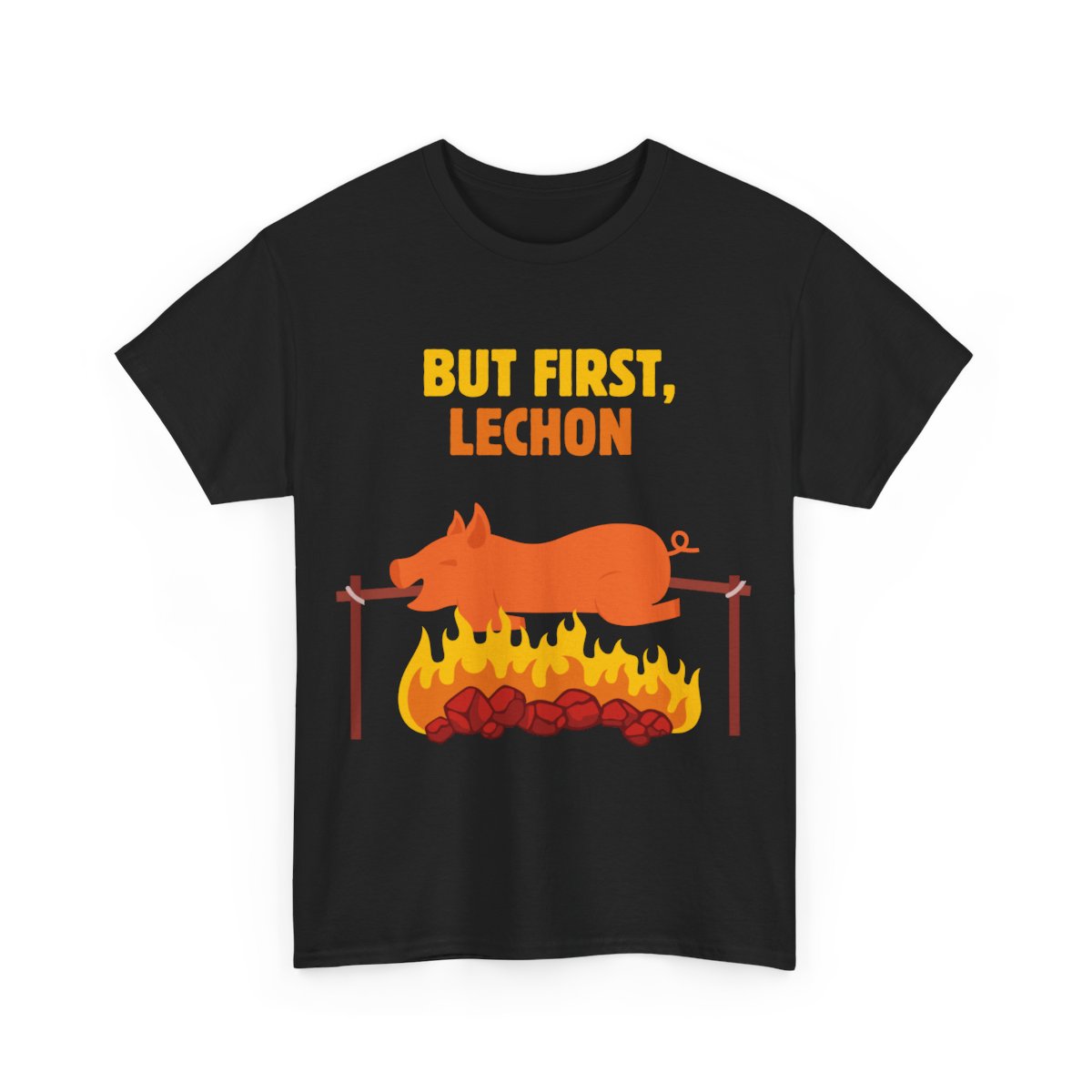 SPICY LECHON - Filipino Food (Basic Tee)