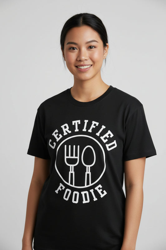 CERTIFIED FOODIE 1 - Foodie (Basic Tee)