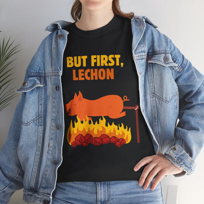 SPICY LECHON - Filipino Food (Basic Tee)