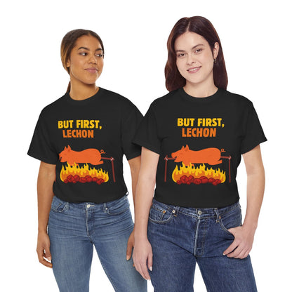 SPICY LECHON - Filipino Food (Basic Tee)