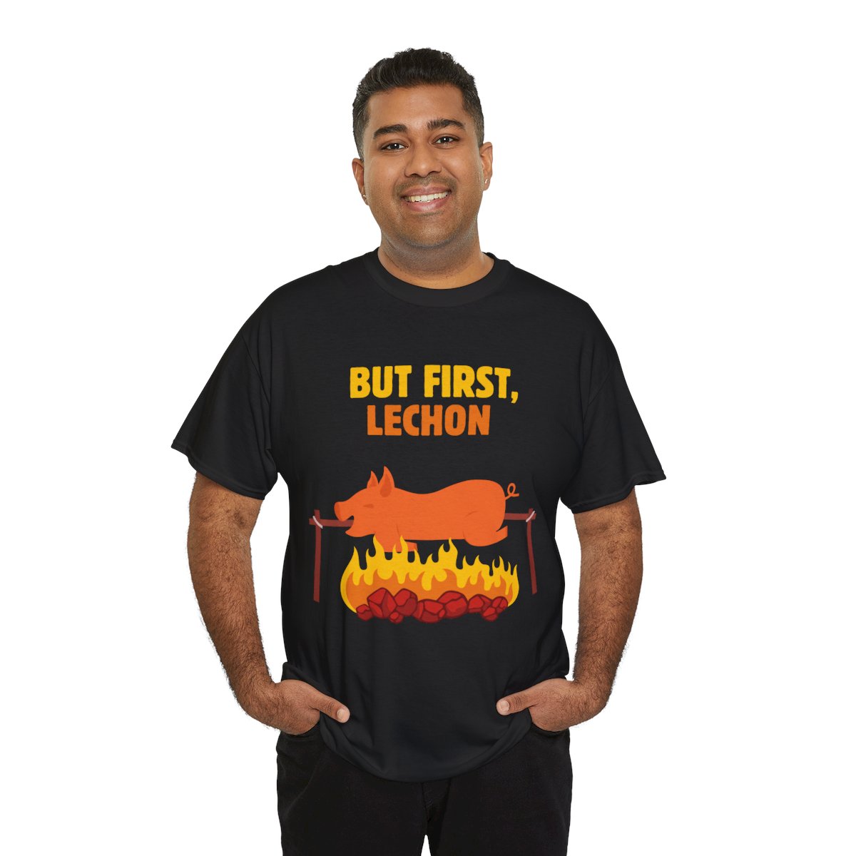 SPICY LECHON - Filipino Food (Basic Tee)