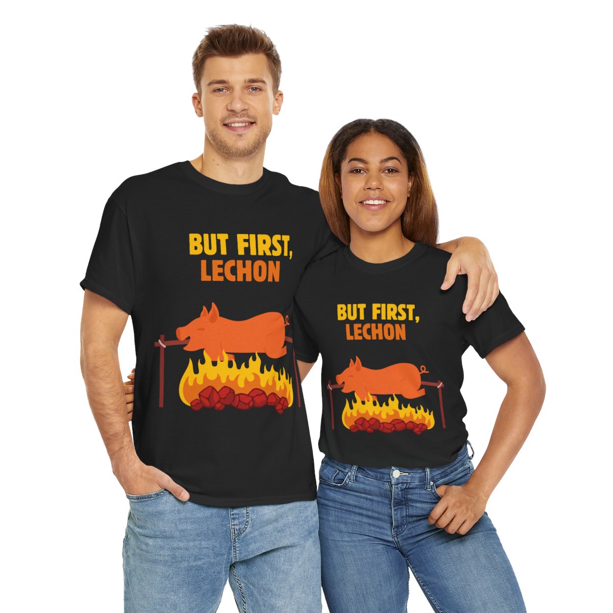 SPICY LECHON - Filipino Food (Basic Tee)