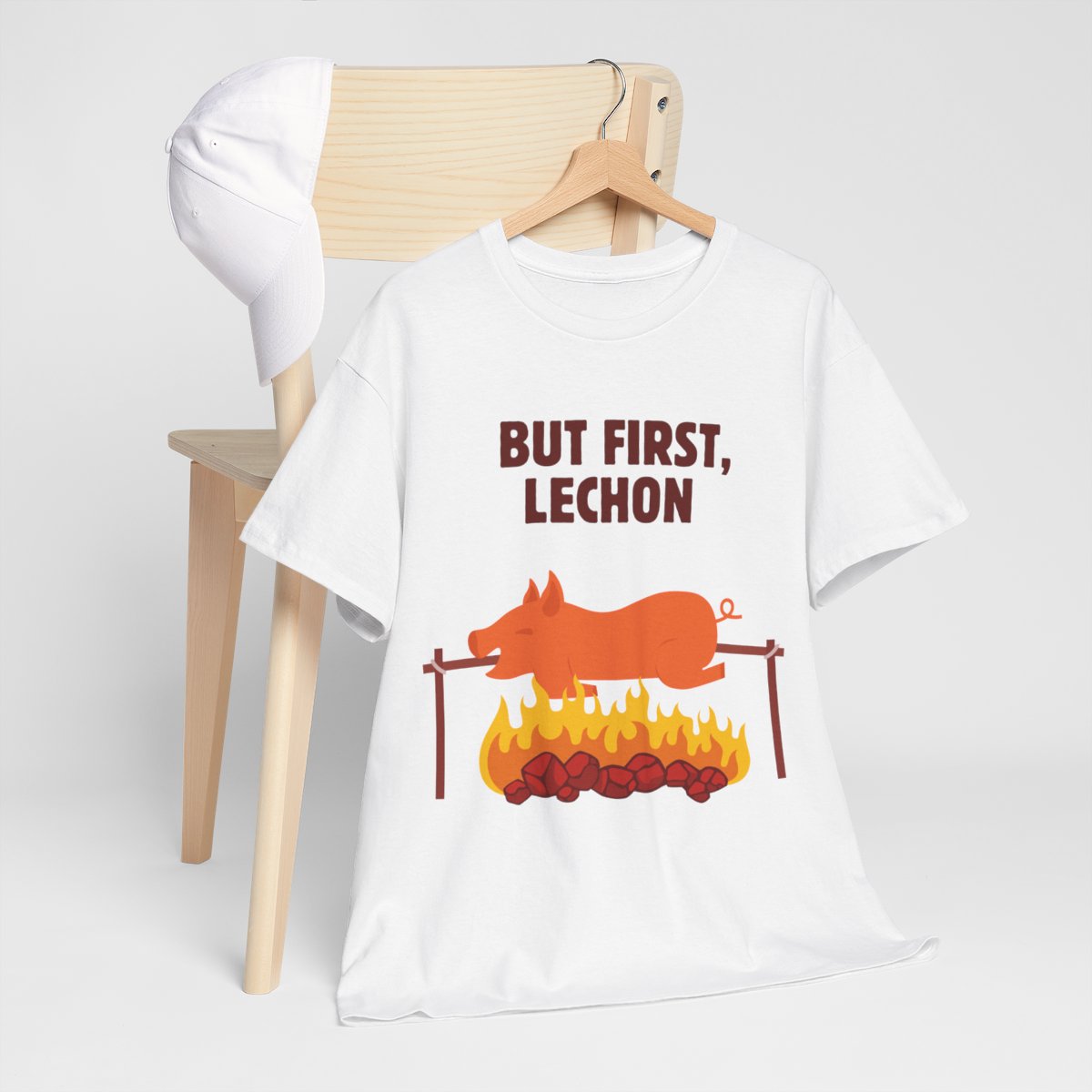 SPICY LECHON - Filipino Food (Basic Tee)
