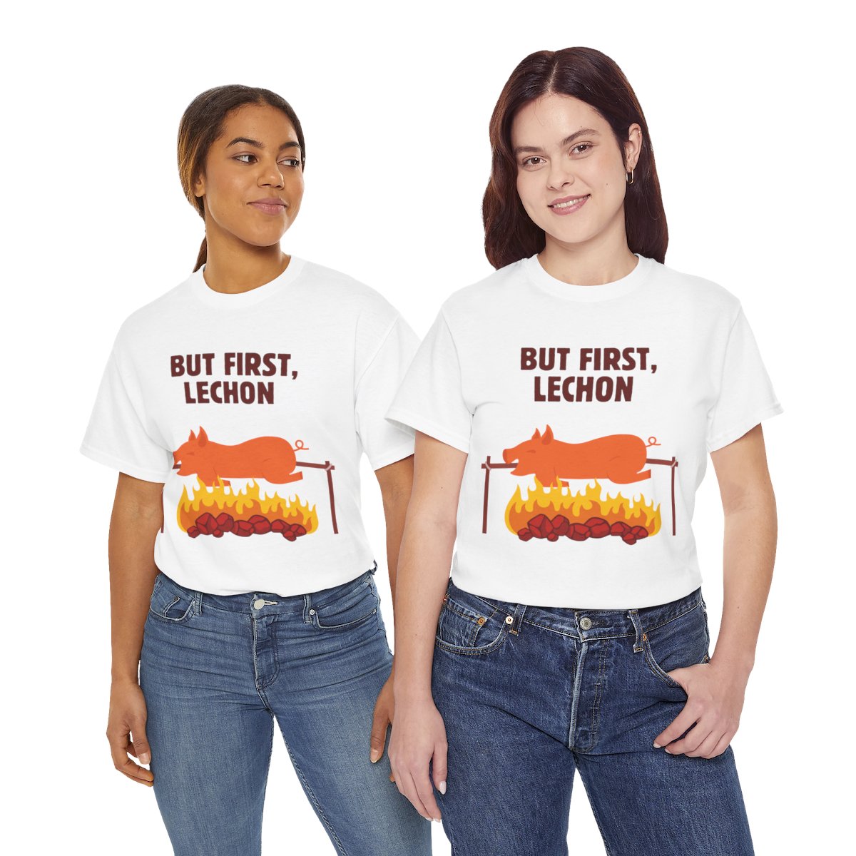 SPICY LECHON - Filipino Food (Basic Tee)