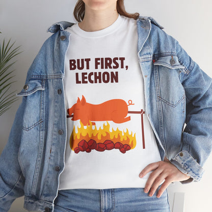SPICY LECHON - Filipino Food (Basic Tee)