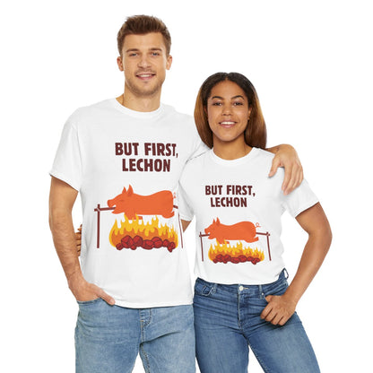 SPICY LECHON - Filipino Food (Basic Tee)