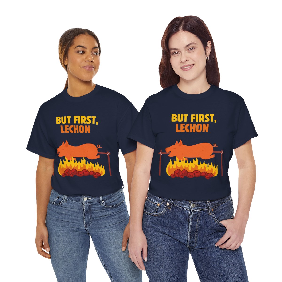 SPICY LECHON - Filipino Food (Basic Tee)