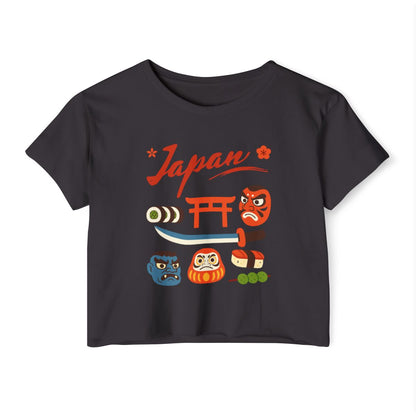 JAPAN FOOD TRIP 1 - Japanese Food (Crop Top)