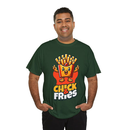 1-PC. FRIED CHICKEN W/ FRIES - All Meat (Basic Tee)