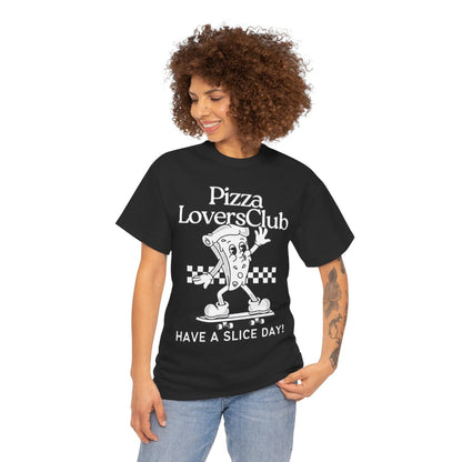 DEEP-DISH PIZZA - Pizza (Basic Tee)