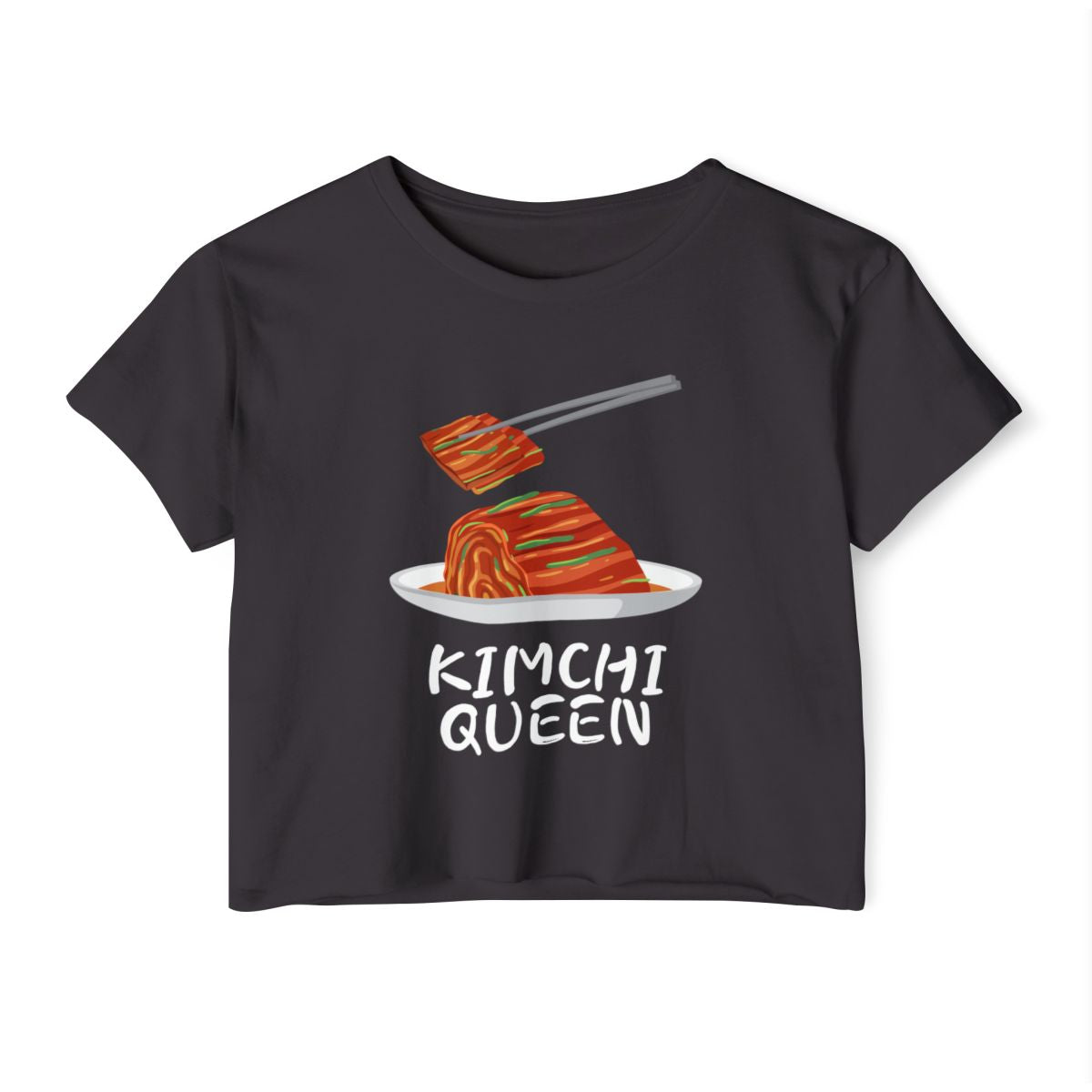 KIMCHI QUEEN - Korean Food (Crop Top)