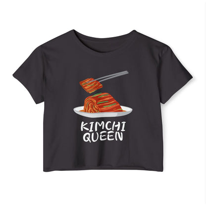 KIMCHI QUEEN - Korean Food (Crop Top)